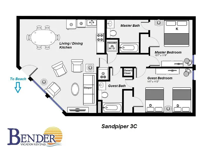 Holiday home Sandpiper 3c Gulf Shores